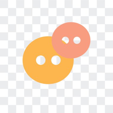 Saydam arka plan üzerinde Bonbon lo izole bonbon vektör simgesi