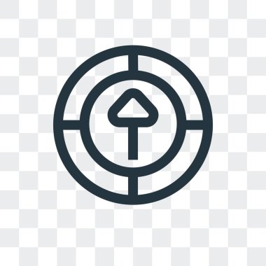 Saydam arka plan üzerinde Upload lo izole vektör simge yüklemek