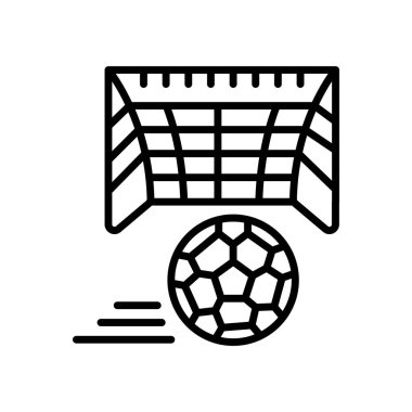 Amaç simge vektör izole beyaz arka plan, hedef işareti, çizgi üzerinde 