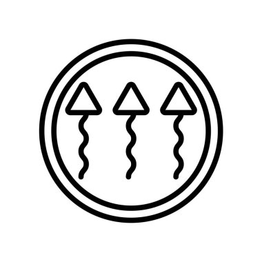 Beyaz arka plan üzerinde ısı işareti izole ısı simge vektör