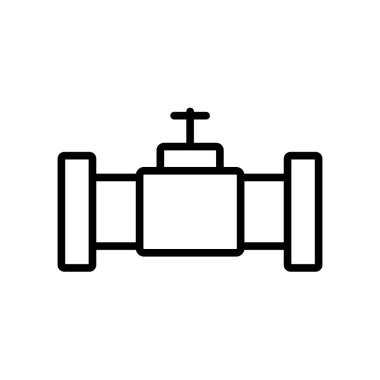 Beyaz arka plan üzerinde Vana işareti izole kapak simge vektör