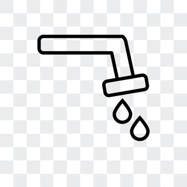 Saydam arka plan üzerinde boru logo tasarımı izole boru vektör simgesi