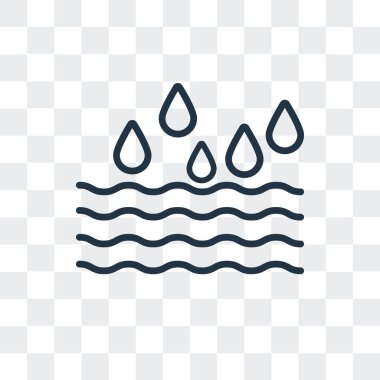 Saydam arka plan üzerinde dalga logo tasarımı izole dalga vektör simgesi