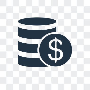 Saydam arka plan üzerinde Get para logo tasarımı izole para vektör simge olsun