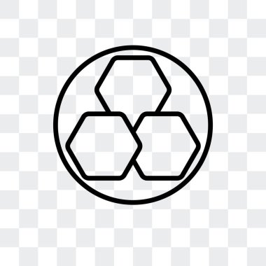 Saydam arka plan üzerinde yapısı logo tasarımı izole yapısı vektör simgesi