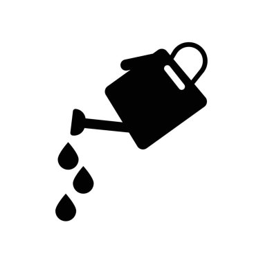 Beyaz arka plan üzerinde izole can simge vektör sulama, sulama 