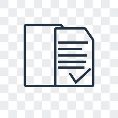 Saydam arka plan üzerinde dosya logo tasarımı izole dosya vektör simgesi