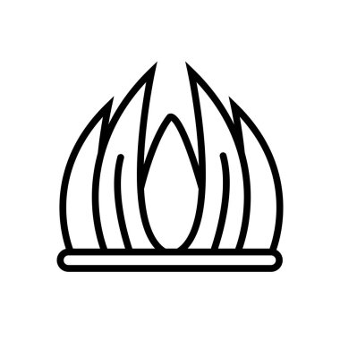 Çim simge vektör izole beyaz arka plan, çim işareti, lin