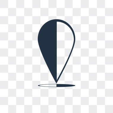 Saydam arka plan üzerinde yer tutucu logo tasarımı izole yer tutucu vektör simgesi