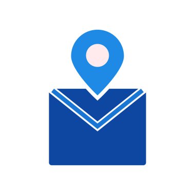 Beyaz arka plan üzerinde zarf işareti izole zarf simgesi vektör