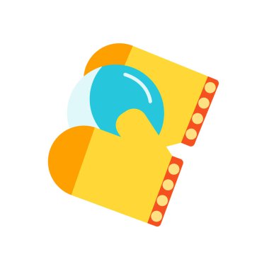 Beyaz arka plan üzerinde kar topu sı izole kar topu simge vektör