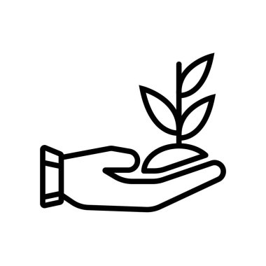 Filiz simge vektör izole beyaz arka plan, filiz işareti, l