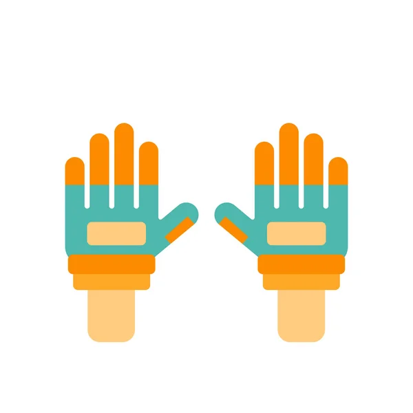 Handschuhe symbol vektor isoliert auf weißem hintergrund, handschuhe zeichen, s — Stockvektor