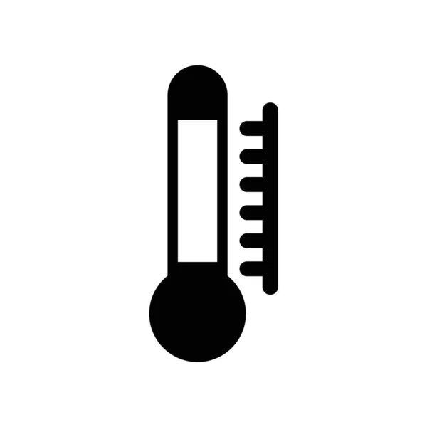 Temperatur-Symbol-Vektor isoliert auf weißem Hintergrund, Temperatur — Stockvektor