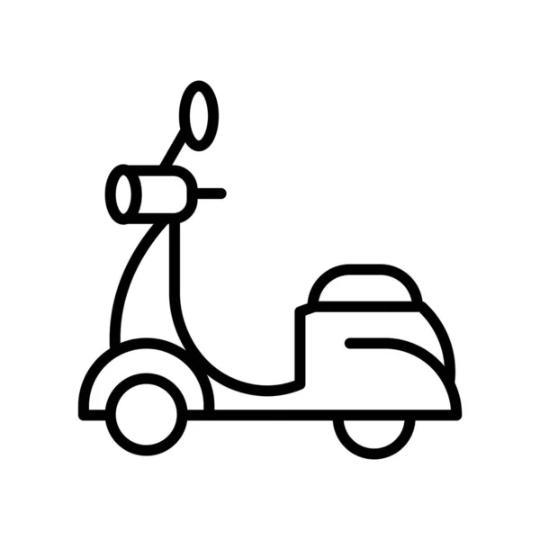 Roller-Symbol-Vektor isoliert auf weißem Hintergrund, Roller-Zeichen , — Stockvektor