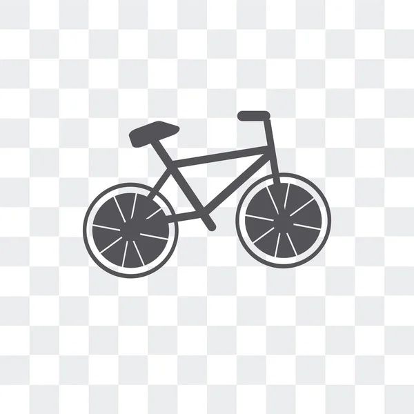 Rowerzysta wektor ikona na białym tle na przezroczystym tle, rowerzysta — Wektor stockowy