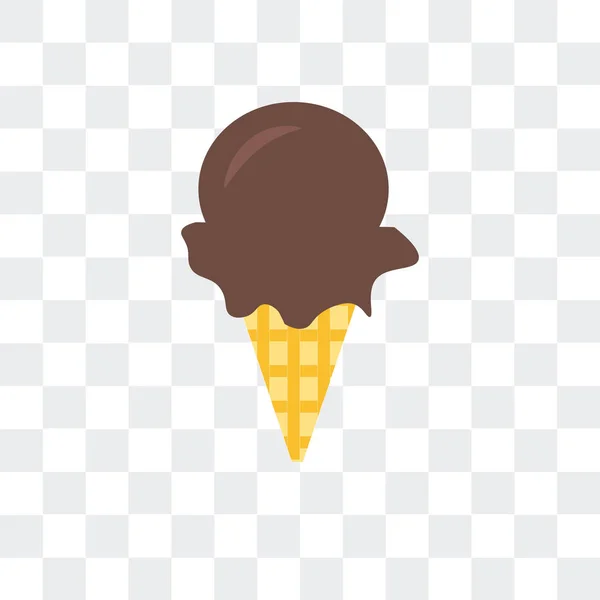 Ice cream vektorové ikony izolované na průhledné pozadí, Ice cr — Stockový vektor