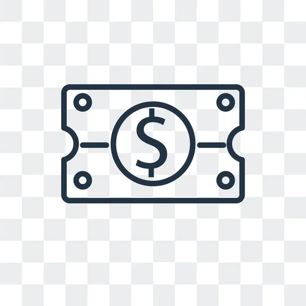 Voucher vector icono aislado sobre fondo transparente, diseño del logotipo del cupón — Archivo Imágenes Vectoriales