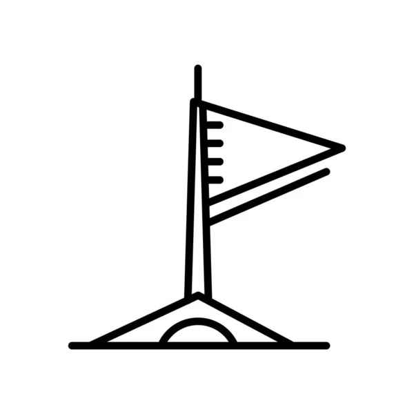 Hoek pictogram vector geïsoleerd op een witte achtergrond, teken van hoek, l — Stockvector
