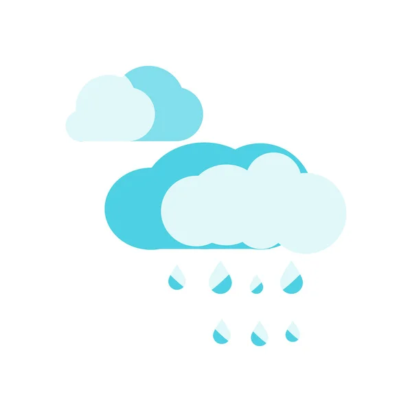 Vetor de ícone de tempestade isolado no fundo branco, sinal de tempestade, sno —  Vetores de Stock