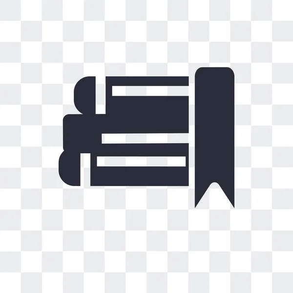 EBook-Vektorsymbol isoliert auf transparentem Hintergrund, eBook-Logo — Stockvektor