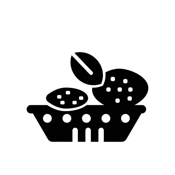 Bramborové ikona Vektor izolovaných na bílém pozadí, bramborové znamení, f — Stockový vektor