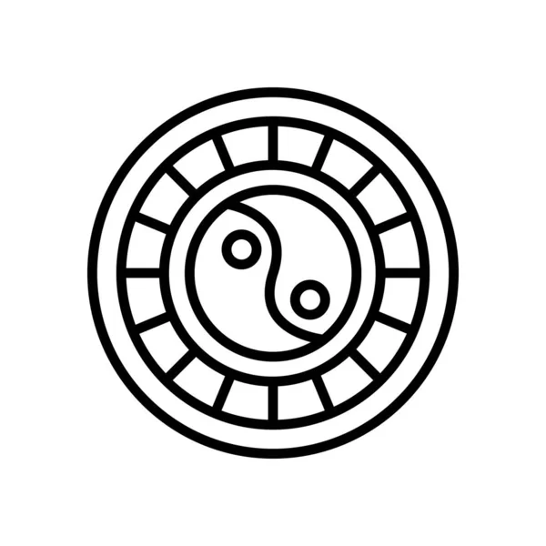 Horoskop wektor ikona na białym tle na białym tle, horoskop si — Wektor stockowy