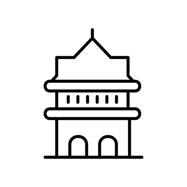 Torre de Galata em Istambul vetor ícone isolado no backgroun branco — Vetor de Stock