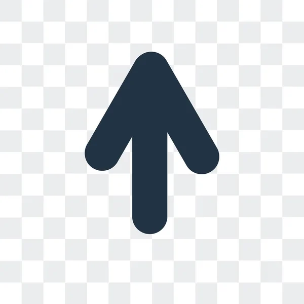 Icono del vector del cursor aislado sobre fondo transparente, diseño del logotipo del cursor — Vector de stock