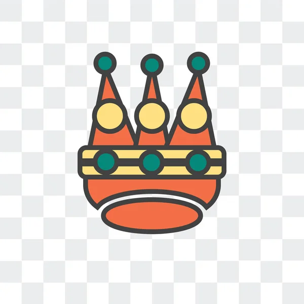 Монархії векторної icon ізольовані на прозорим фоном, монарх — стоковий вектор