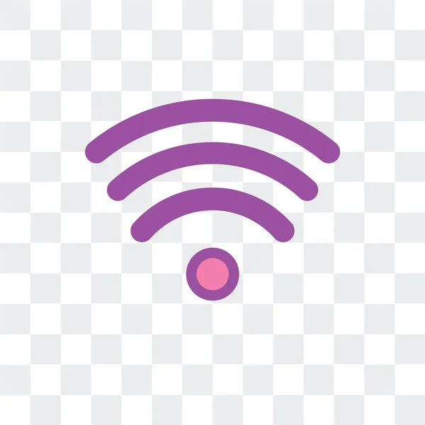 Wifi 矢量图标隔离在透明的背景, wifi 标志 d — 图库矢量图片