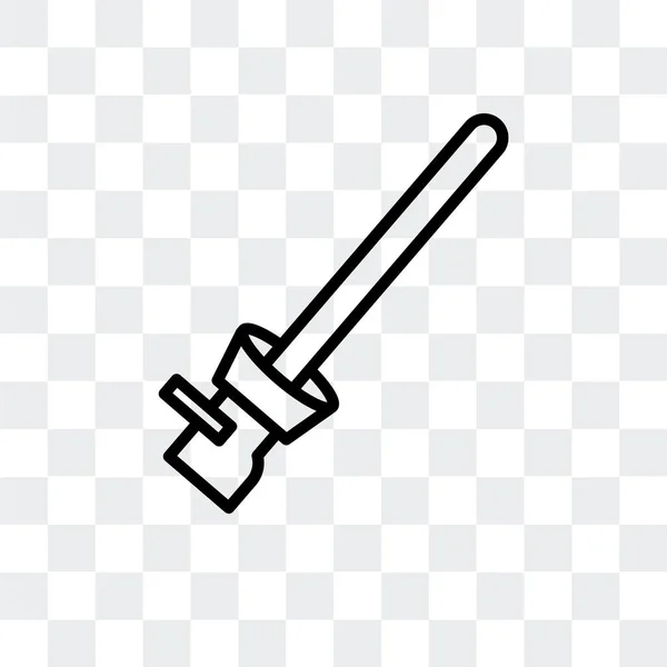 Izolované na průhledné pozadí, design loga hůlka Ar ar hůlka vektorové ikony — Stockový vektor