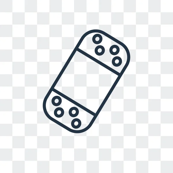 Patch icona vettoriale isolata su sfondo trasparente, Patch logo design — Vettoriale Stock