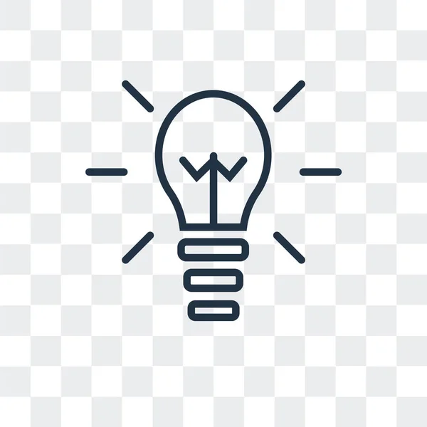 Icône vectorielle créative isolée sur fond transparent, Logo créatif — Image vectorielle