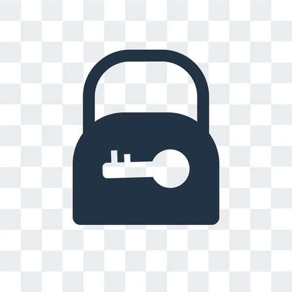 Lösenord vektor ikonen isolerad på transparent bakgrund, lösenord Logotypdesign — Stock vektor