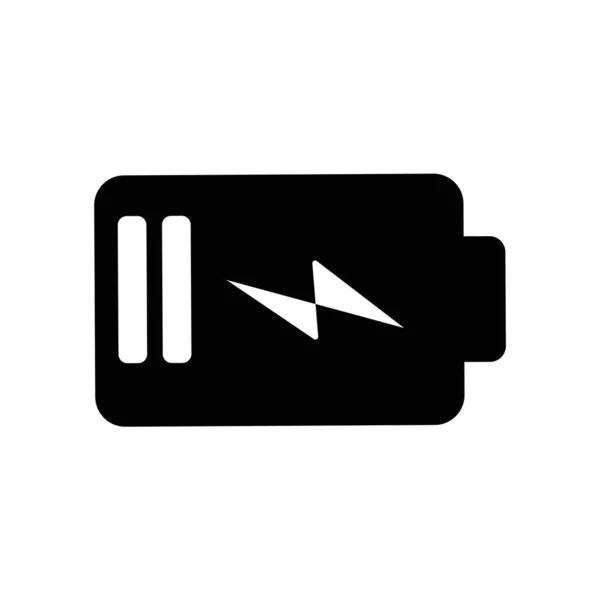 Baterry ikon-vektoros elszigetelt fehér background, Baterry jel , — Stock Vector