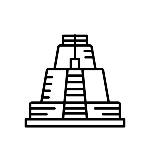 Pirámide del vector icono mago aislado sobre fondo blanco — Archivo Imágenes Vectoriales