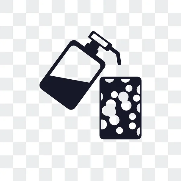 石鹸のロゴ開発、透明な背景に分離された soap ベクトル アイコン — ストックベクタ