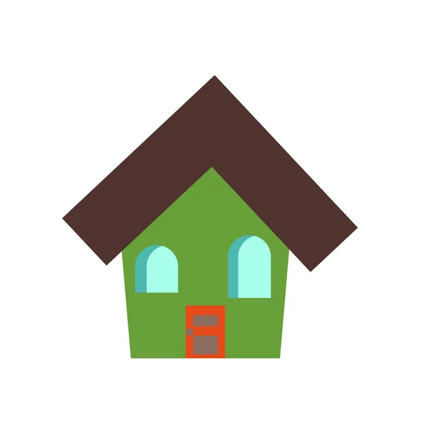 Icône maison vecteur isolé sur fond blanc, Panneau maison, ins — Image vectorielle