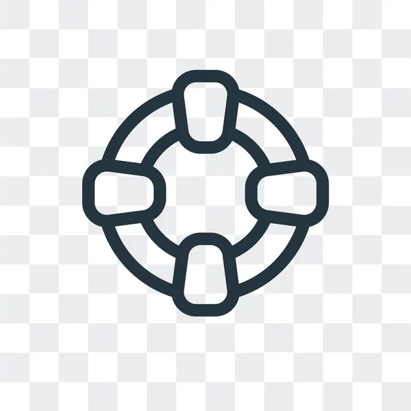 Hilfe-Vektor-Symbol isoliert auf transparentem Hintergrund, Hilfe-Logo d — Stockvektor