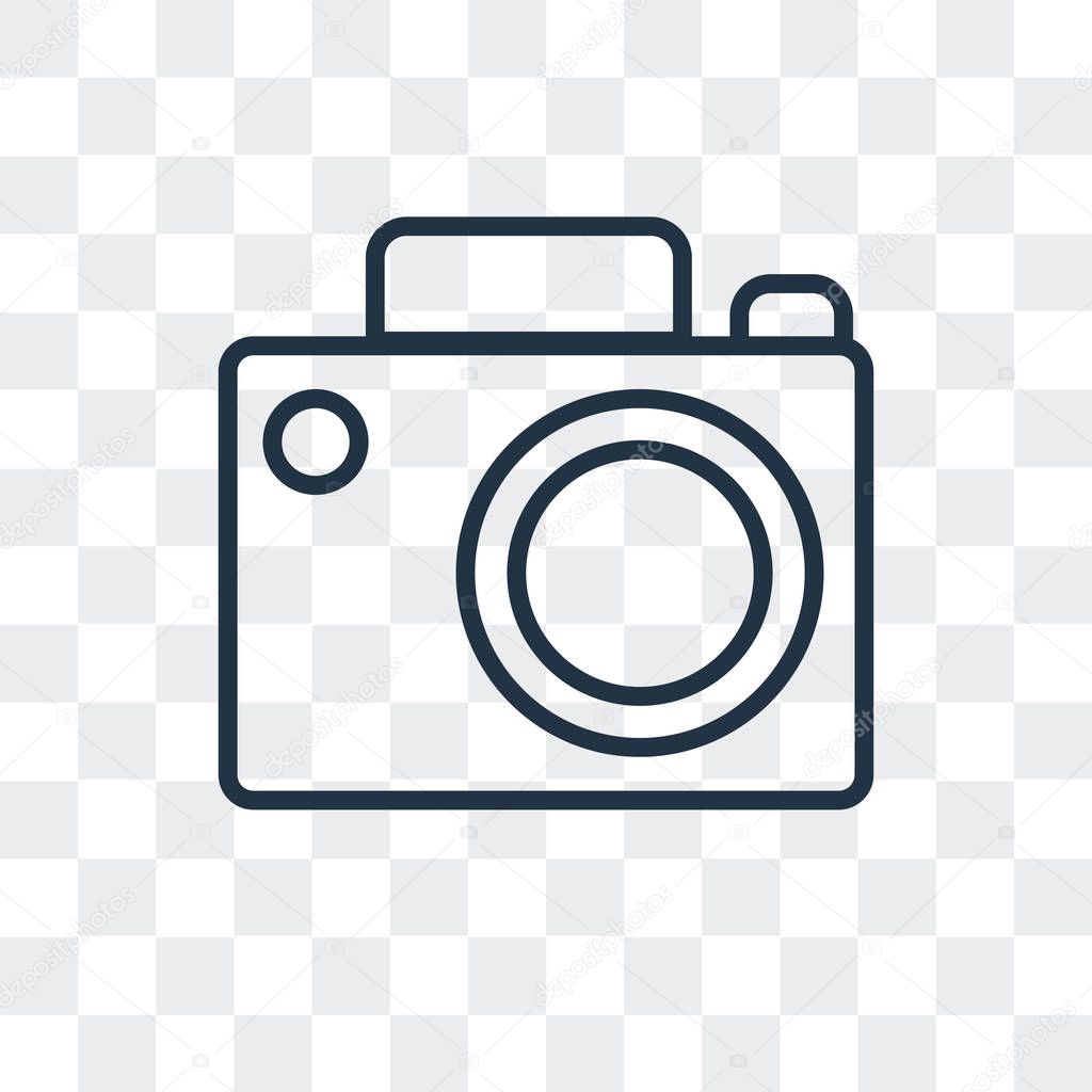 Image vector icon isolated on transparent background, Image logo design