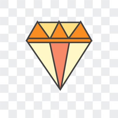 Saydam arka plan üzerinde P izole değerli taş vektör simgesi