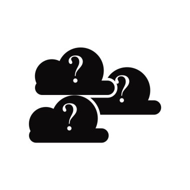 Beyaz arka plan üzerinde soru işareti izole soru simge vektör