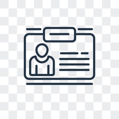 Saydam arka plan üzerinde kimliği logo tasarımı izole kimliği vektör simgesi