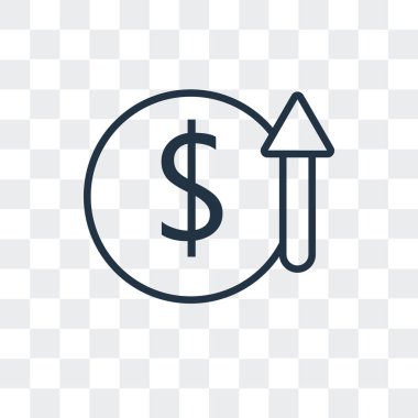 Saydam arka plan üzerinde kaybı logo tasarımı izole kaybı vektör simgesi