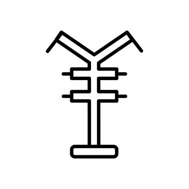 Yuan Yuan simge vektör, beyaz arka plan üzerinde izole işareti