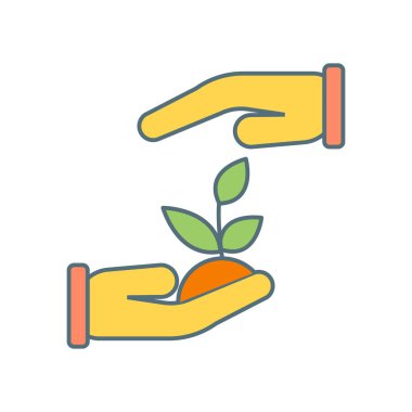 Beyaz arka plan üzerinde büyüme işareti izole büyüme simge vektör