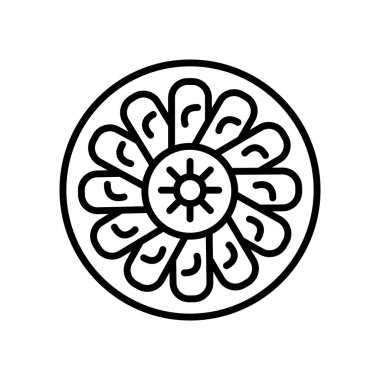 Beyaz arka plan üzerinde Fuqi feip izole Fuqi feipian simge vektör