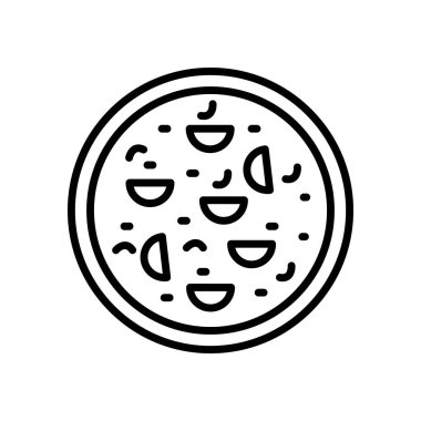 Beyaz arka plan üzerinde izole kızarmış tofu peyniri topları simge vektör, 