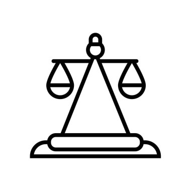 Beyaz arka plan üzerinde ölçek işareti izole ölçek simge vektör